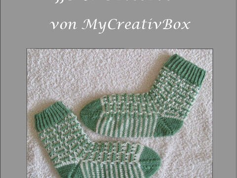 Kindersockenmuster "Krokant" - PDF - Gr.: 24-31