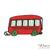 Stickdatei "Bus" Pes Format (Deco, Brother, Babylock) 