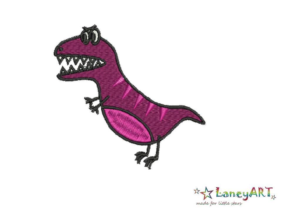 Stickdatei "Dino / Dinosaurier" Pes Format (Deco, Brother, Babylock)