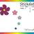 Stickdatei "Blumen / Blumenmeer" Pes Format (Deco, Brother, Babylock) 