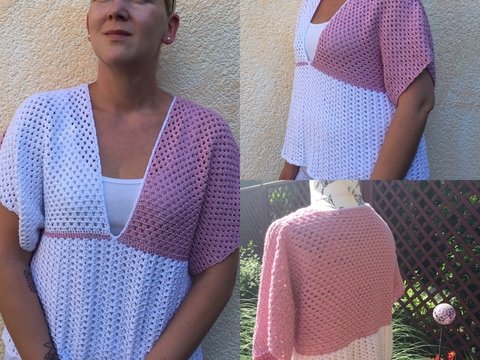 Häkelanleitung Shirt "Vintage" für jede Größe 