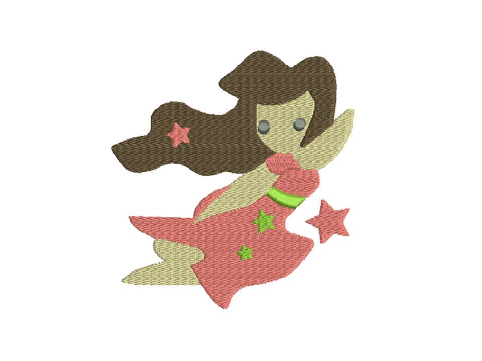 Stickdatei "Fee" Pes Format (Deco, Brother, Babylock) - Bild 2