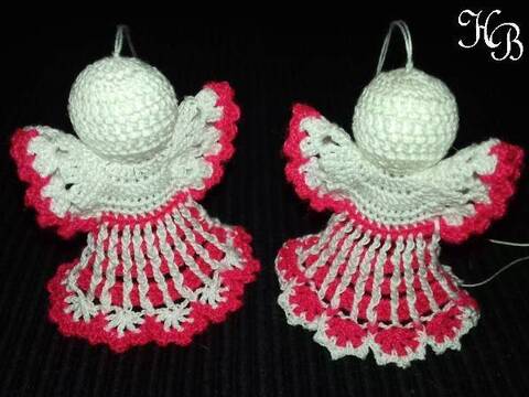 Engel im Abendkleid - Häkelanleitung