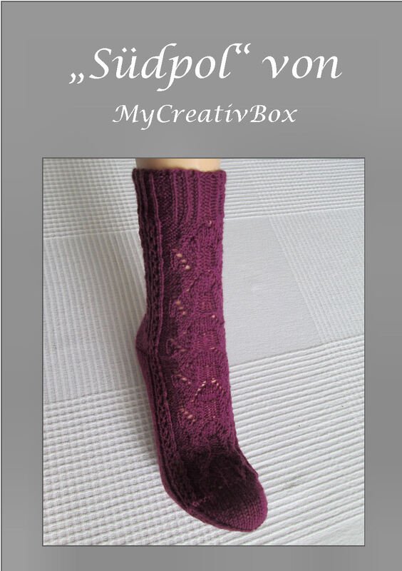 Sockenmuster "Südpol" Gr.32-45, gestrickt