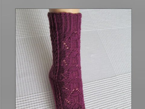 Sockenmuster "Südpol" Gr.32-45, gestrickt