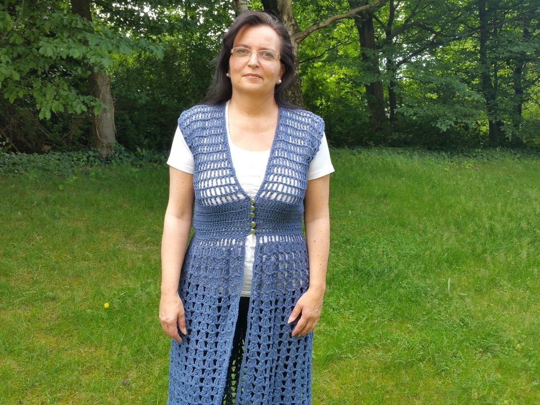 Häkelanleitung Weste für alle Größen anpassbar Summer Kollektion No.9 - Bild 3
