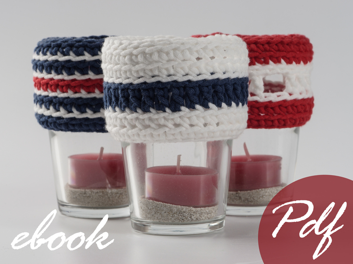 04 E-Book Häkelanleitung Windlicht Glas Maritim