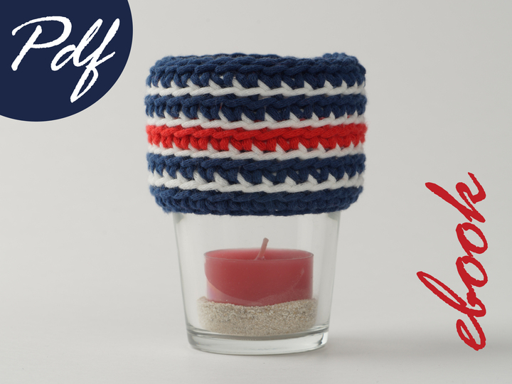 04 E-Book Häkelanleitung Windlicht Glas Maritim