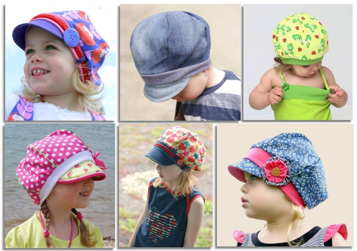 E-Book Schnittmuster Nähanleitung Ballonmütze Lena 2.0 Sommer Herbst