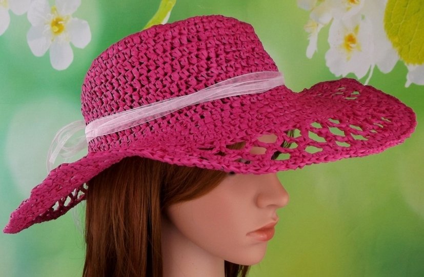 Häkelanleitung Sommerhut "Elegance" aus Bast