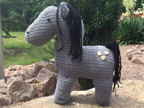 Häkelanleitung Xl Pferd