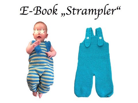 E-Book: "Strampler" in 2 Varianten Gr. 56-74