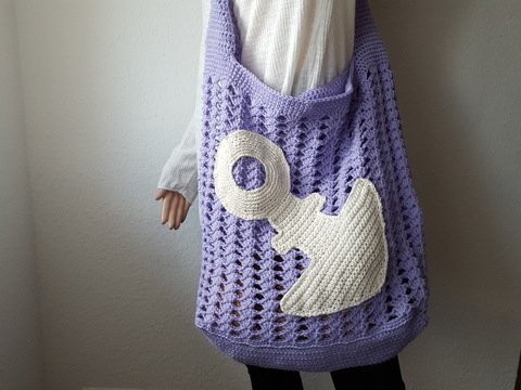 46 Häkelanleitung Tasche Strandtasche am Meer PDF