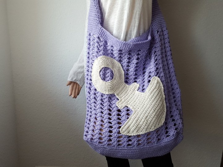 46 Häkelanleitung Tasche Strandtasche am Meer PDF