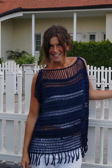 Shirt Nightblue (Oversize) - leicht an alle Größen anzupassen