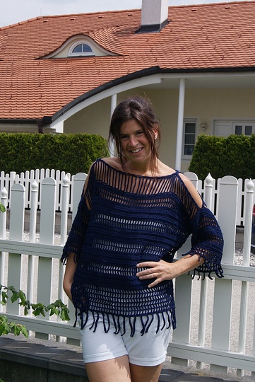 Shirt Nightblue (Oversize) - leicht an alle Größen anzupassen