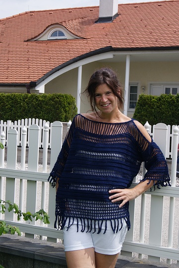 Shirt Nightblue (Oversize) - leicht an alle Größen anzupassen