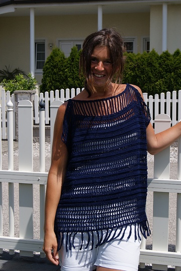 Shirt Nightblue (Oversize) - leicht an alle Größen anzupassen