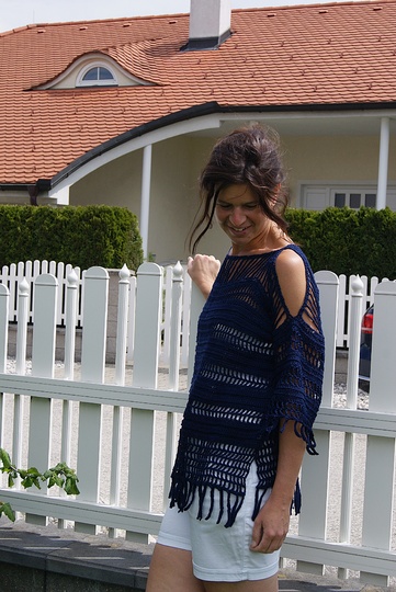 Shirt Nightblue (Oversize) - leicht an alle Größen anzupassen