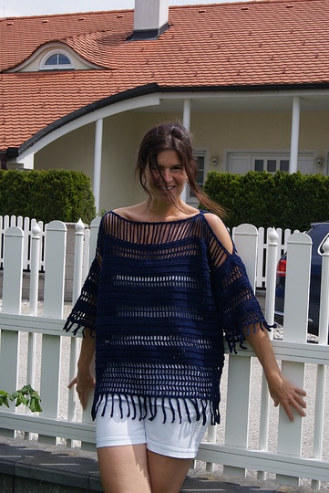 Shirt Nightblue (Oversize) - leicht an alle Größen anzupassen