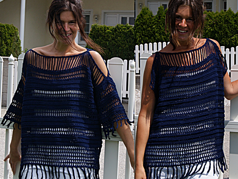 Shirt Nightblue (Oversize) - leicht an alle Größen anzupassen