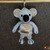 Taschenbaumler oder Dekoration Koala, mit Chip-Tasche, gehäkelt von DaDaDe