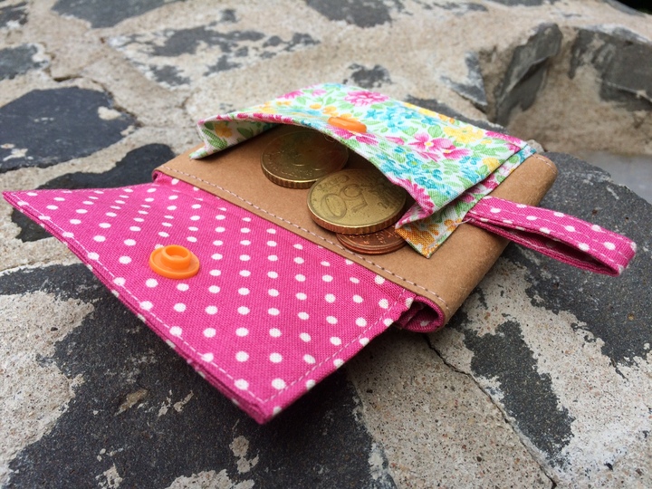 Nähanleitung und Schnittmuster Geldbörse und Schlüsselanhänger