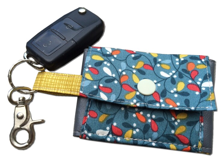 Nähanleitung und Schnittmuster Geldbörse und Schlüsselanhänger