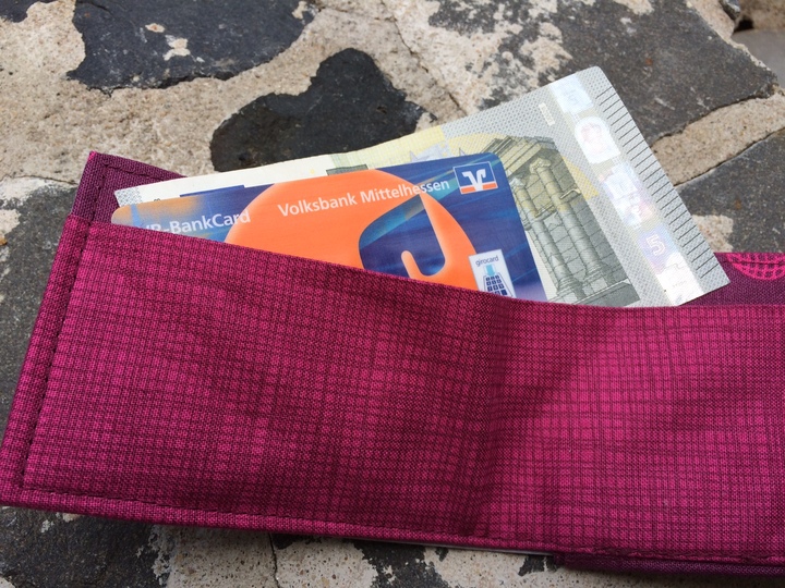 Nähanleitung und Schnittmuster Geldbörse und Schlüsselanhänger