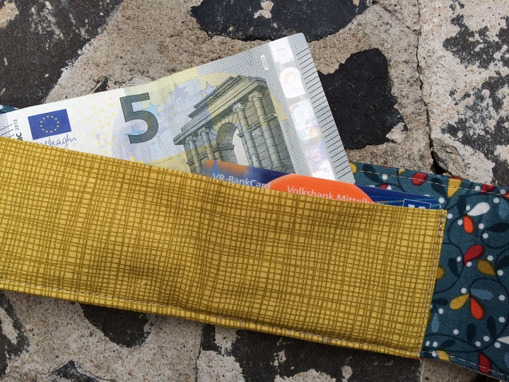 Nähanleitung und Schnittmuster Geldbörse und Schlüsselanhänger