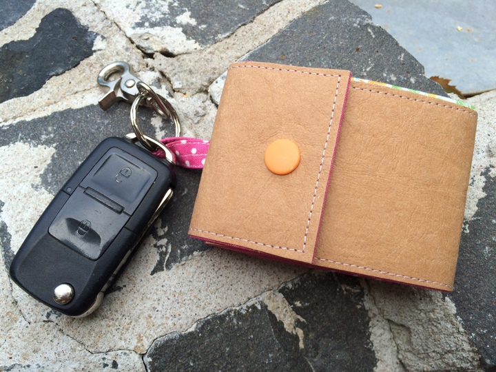 Nähanleitung und Schnittmuster Geldbörse und Schlüsselanhänger
