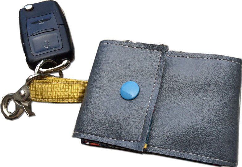 Nähanleitung und Schnittmuster Geldbörse und Schlüsselanhänger