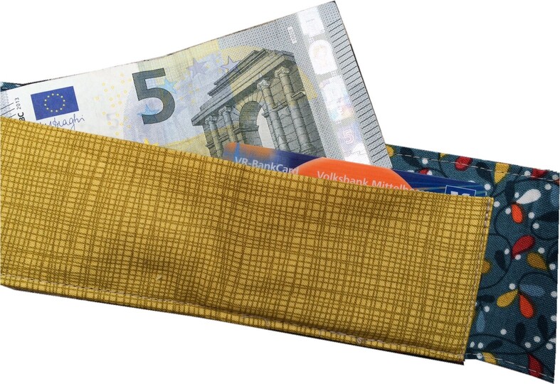Nähanleitung und Schnittmuster Geldbörse und Schlüsselanhänger