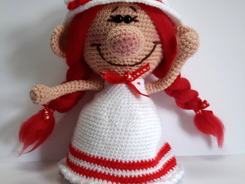 Häkelanleitung Puppe " Summer", Amigurumi