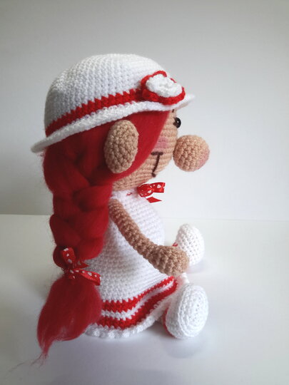 Häkelanleitung Puppe " Summer", Amigurumi