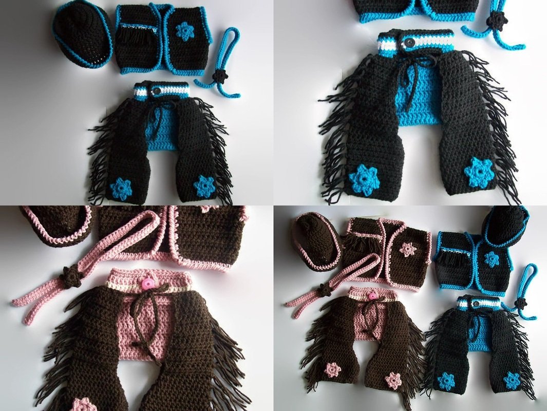 Boys Crochet Pattern Cowboy Chaps