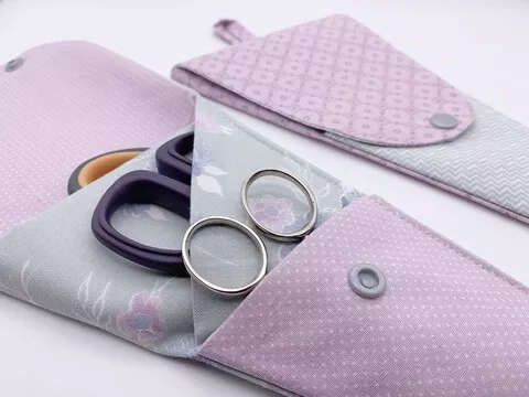 Nähanleitung Scherentasche "Betty" mit Platz für 3 Scheren