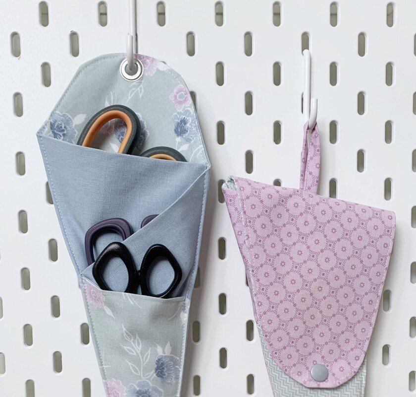 Nähanleitung Scherentasche "Betty" mit Platz für 3 Scheren