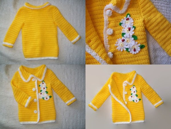 Girls Crochet Sweater Pattern