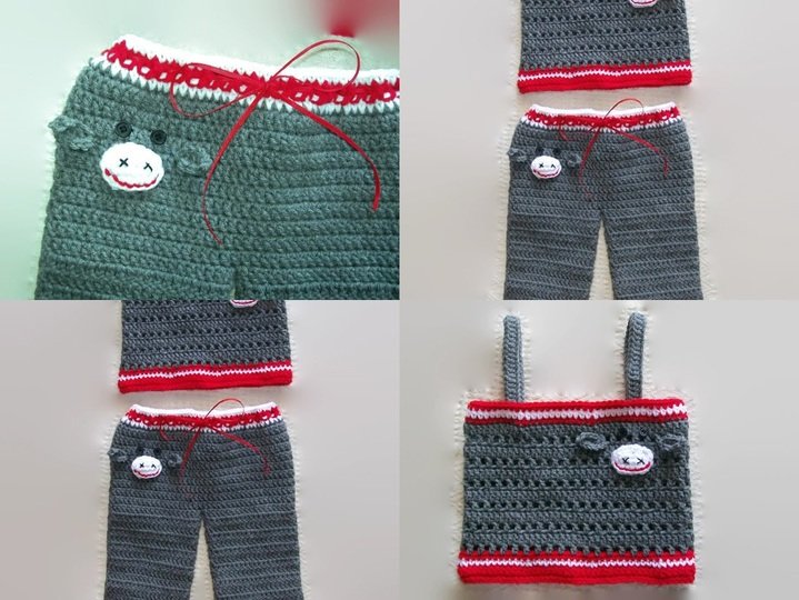 Toddler Crochet Pants and Top
