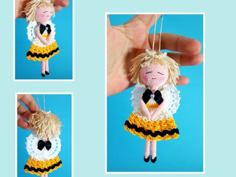 Anleitung Amigurumi Engel „ Delsa „