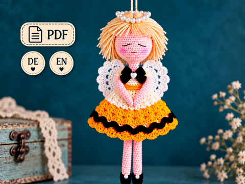 Crochet Pattern Angel Lady