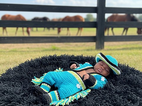 Crochet Pattern Baby Western Clothes for boys