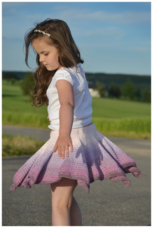 - MAYLA -  Rock häkeln  für Bobbel geeignet,  Kleinkind - Plus Size, Tabelle für alle Größen - Bild 15