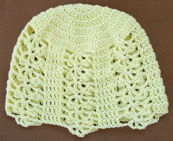 Häkelanleitung Mütze "Gelber Luftikus" für Kopfumfang 40/42 - Bild 2