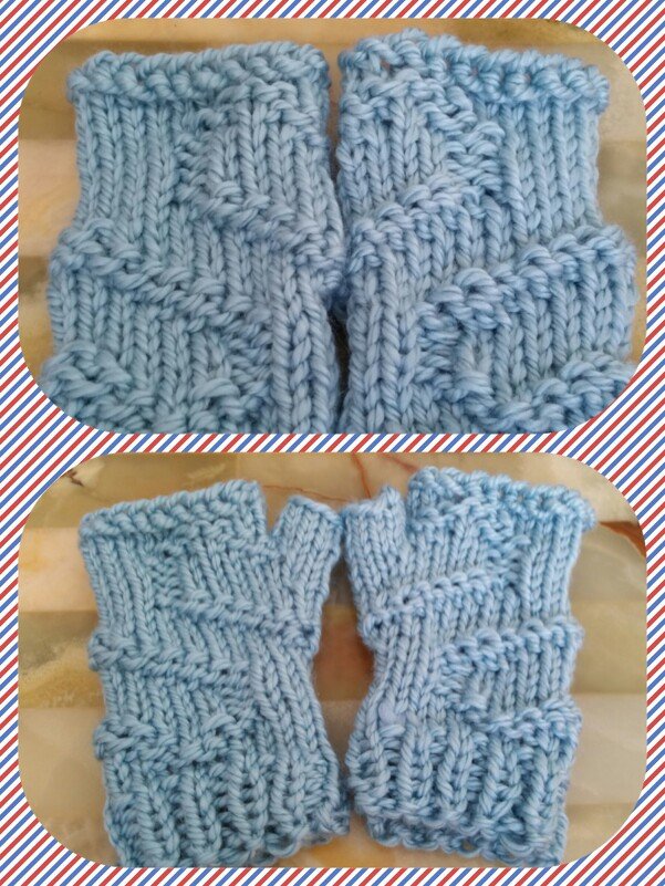 Herzstulpen Manus Animae inkl. Anleitung für Stulpen ohne Muster