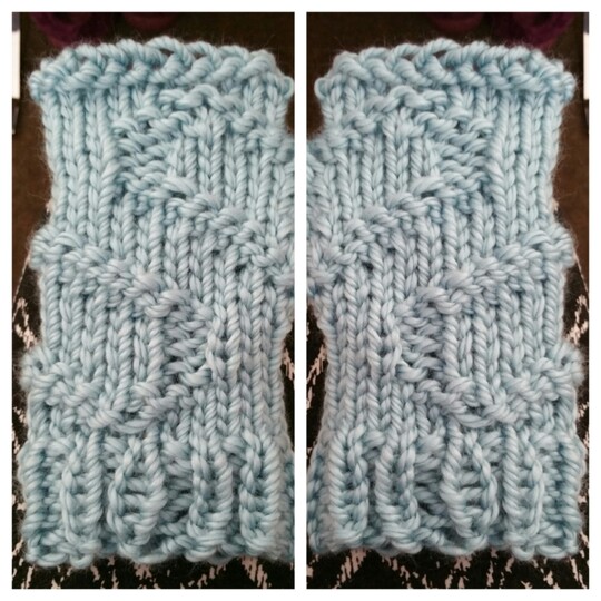 Herzstulpen Manus Animae inkl. Anleitung für Stulpen ohne Muster