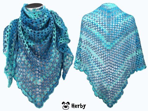 Häkelanleitung Dreieckstuch " Easy"