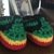 Crochet Baby Rasta Shoes Pattern, unisex, intermediate crochet, 2 sizes