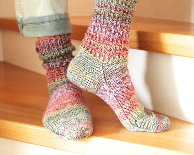 Strickanleitung Socken Anais in Größe 35-42